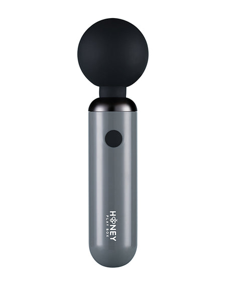 Pomi Wand Clit Tease Vibrating Wand - Grey by Honey Play Box