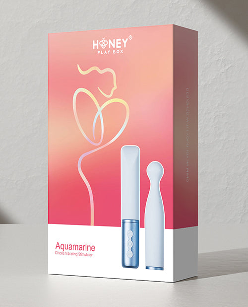 Honey Play Box Interchangeable Vibrator — Blu Bundle with Lipstick & Ball Heads