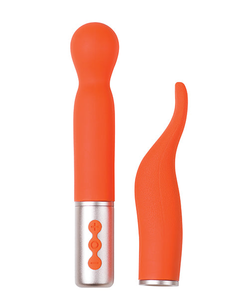 The Naughty Collection Interchangeable Heads Vibrator - Coral Bundle by Honey Play Box