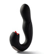 Joi Pro Rotating Head G-Spot Vibrator & Clit Licker w/Remote - Black by Honey Play Box