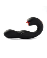 Joi Pro Rotating Head G-Spot Vibrator & Clit Licker w/Remote - Black by Honey Play Box