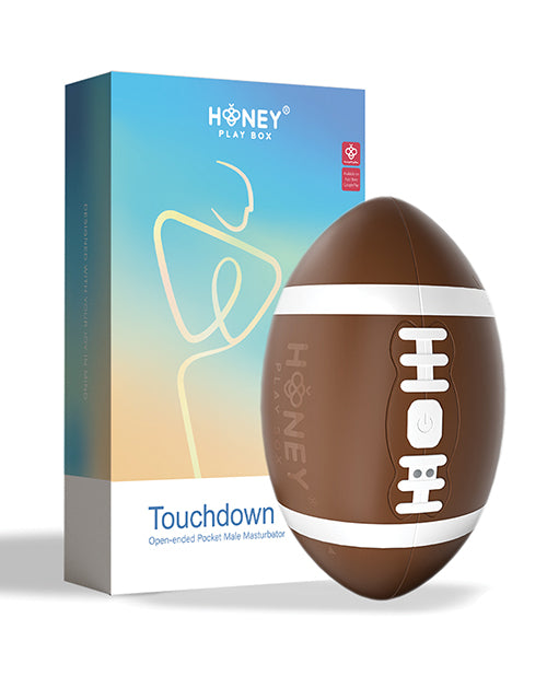 Touchdown Open Ended Pocket Male Masturbator - Brown by Honey Play Box