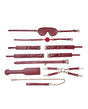 Kinky Play Box Red Passion 8 pc Set Bondage Kit - Red by Honey Play Box