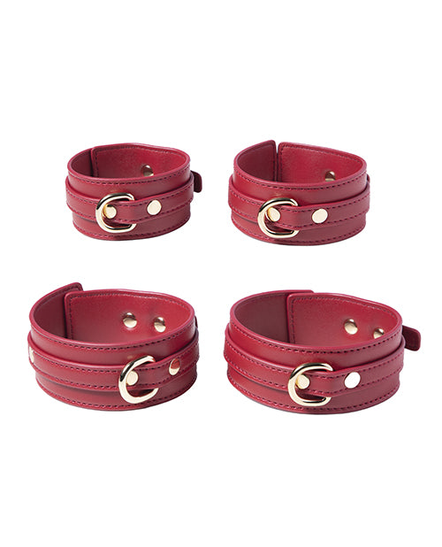 Honey Play Box 8-Piece Red Bondage Kit