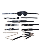 Kinky Play Box BDSM Kit 5 Piece Bondage Set - Black by Honey Play Box