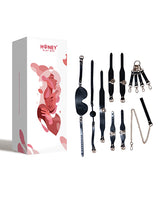 Honey Play Box 5-Piece Kinky Bondage Set — Black
