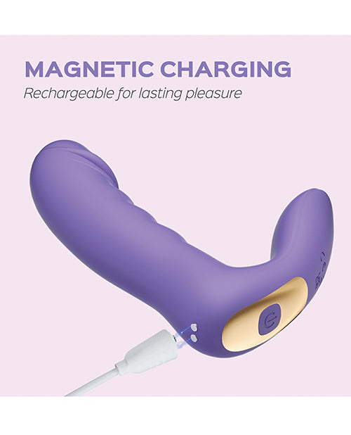 Honey Play Box RORA App-Controlled Rotating G-Spot Vibrator — Purple