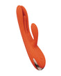 Terri App Controlled Kinky Finger Tapping Rabbit Vibrator - Orange by Honey Play Box