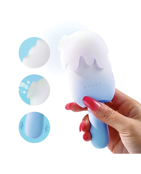 Honey Play Box Bite Me Cream Pop Stimulator (Blue/White)