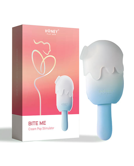 Honey Play Box Bite Me Cream Pop Stimulator (Blue/White)