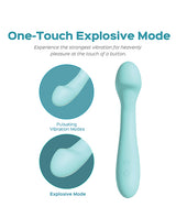 Honey Play Box Delyte G-Spot Vibrator, Mint Green