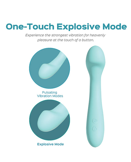 Honey Play Box Delyte G-Spot Vibrator, Mint Green