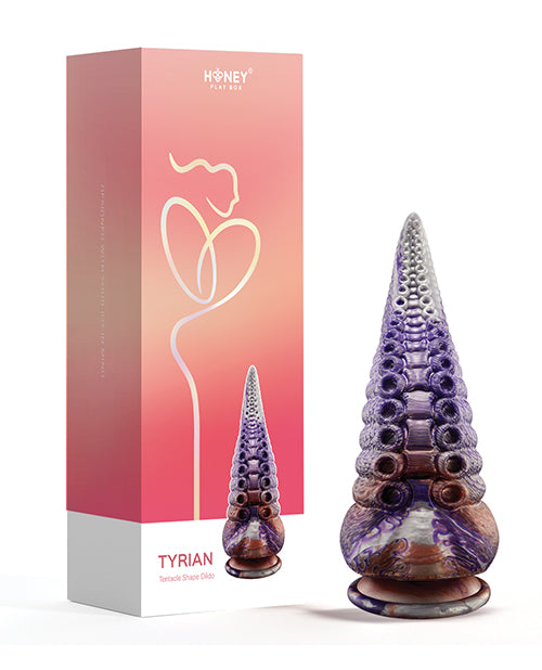 Tyrian Tentacle Shape Suction Cup Dildo - Multi Color by Honey Play Box