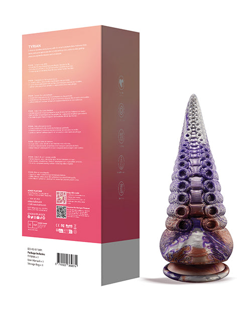 Tyrian Tentacle Shape Suction Cup Dildo - Multi Color by Honey Play Box