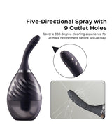 Honey Play Box Bulby Auto Spray Anal Douche — Black