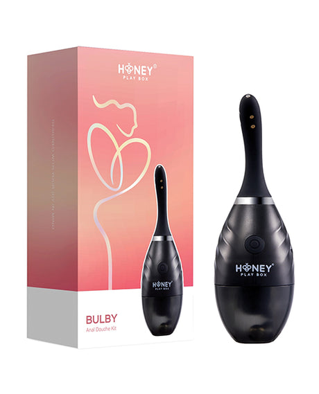 Honey Play Box Bulby Auto Spray Anal Douche — Black