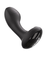 Honey Play Box Frenzy Rotating and Vibrating Butt Plug, Medium — Black