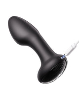 Honey Play Box Frenzy Rotating and Vibrating Butt Plug, Medium — Black
