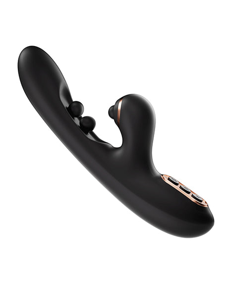 Tickler Wiggling G-Spot Vibrator & Tapping Clitoral Stimulator - Black by Honey Play Box