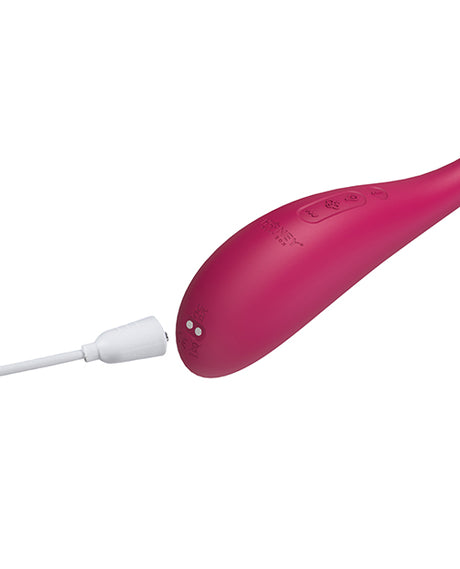 Honey Play Box Puff Inflatable App-Controlled Kegel Ball — Dark Red