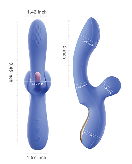 Honey Play Box Fortexa Dual-Action App-Control Vibrator, Blue
