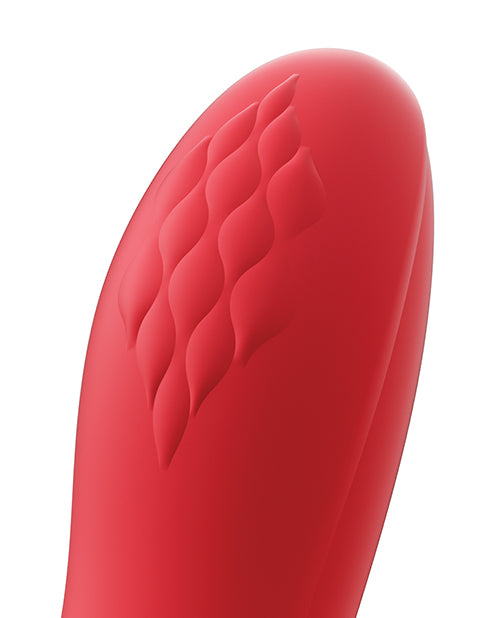 Honey Play Box Fortexa Dual-Action Clit & G-Spot Vibrator, Red, App Control