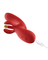 Honey Play Box Fortexa Dual-Action Clit & G-Spot Vibrator, Red, App Control