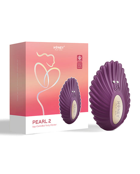 Honey Play Box Pearl 2 App-Controlled Panty Vibrator, Purple