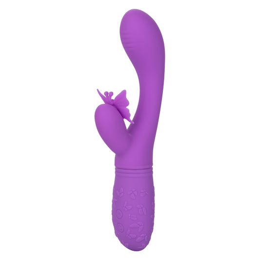 CalExotics Butterfly Kiss Flutter Rechargeable Vibrator — Purple - SE0783453