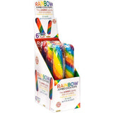 "Jumbo Rainbow Cock Pops 6 Piece Display HTP2353D"