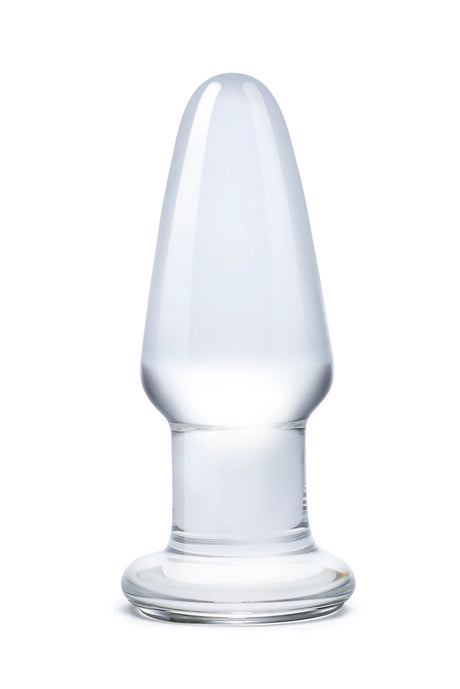 3.5 Inch Glass Butt Plug by Electric Novelties
