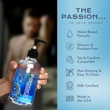 Passion Natural Water Based Lubricant 16 Oz by XR Brands