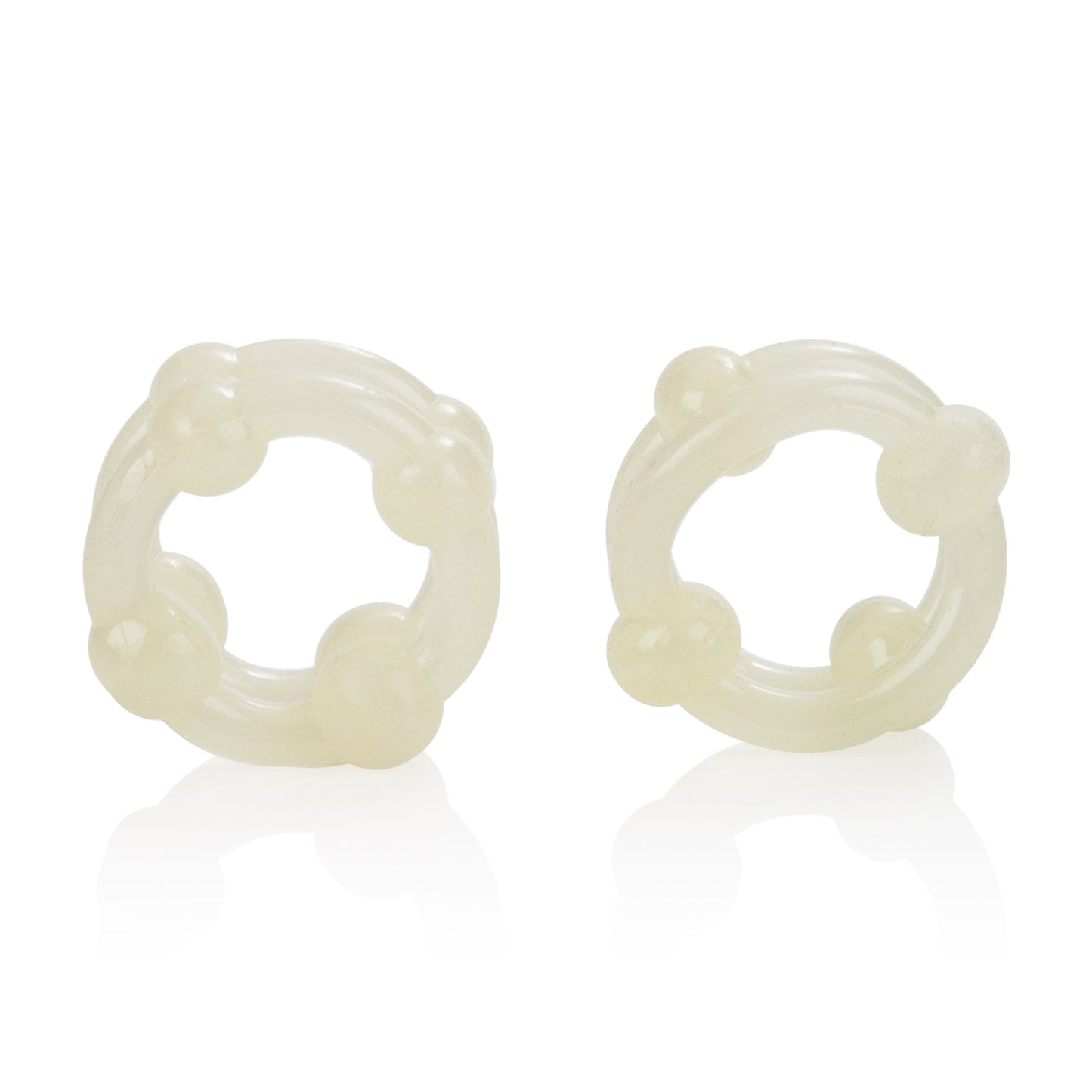 Island Rings Double Stacker - Glow-in-the-Dark by CalExotics