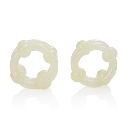 Island Rings Double Stacker - Glow-in-the-Dark by CalExotics