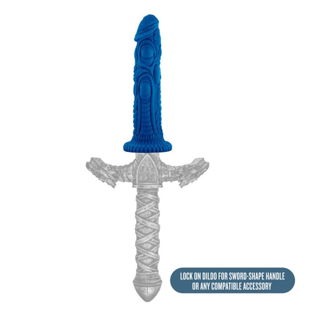 The Realm - Draken - Lock on Dildo - Blue by Blush