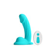 nsnovelties Colours Curve 5" Vibrating Curved Dildo — Teal - NSN-0402-47