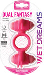 Hott Products Wet Dreams Dual Fantasy Cock Ring with Turbo Motors, Pink - HTP3266