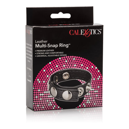 Leather Multi-Snap Ring by CalExotics