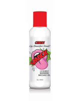 Little Genie Smack Warming & Lickable Massage Oil, Cherry 2 oz - LG-BT406
