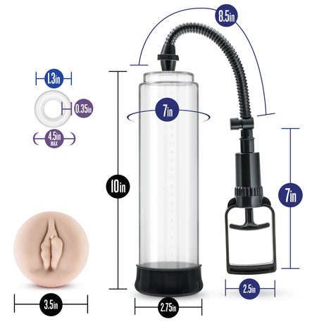 Blush Performance VX4 Male Enhancement Pump System - Clear - BL-04091