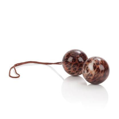 The Leopard Duo Tone Balls by CalExotics