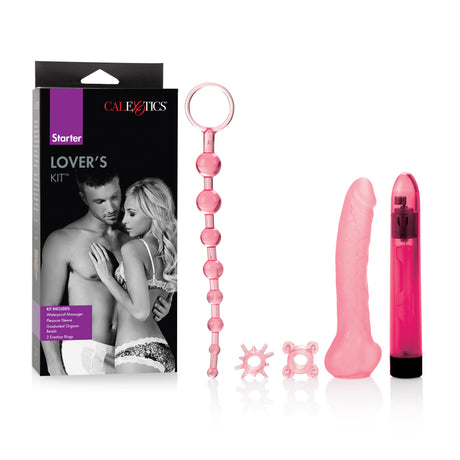 CalExotics Starter Lover's Kit — Slim Massager, Beads & 2 Enhancers - SE7237043