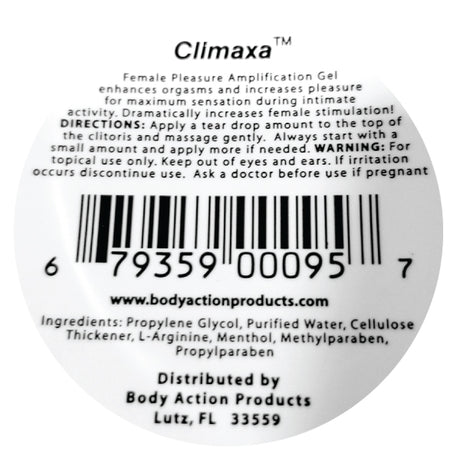 Climaxa Stimulating Gel - 50 Pieces Sample Display by Body Action