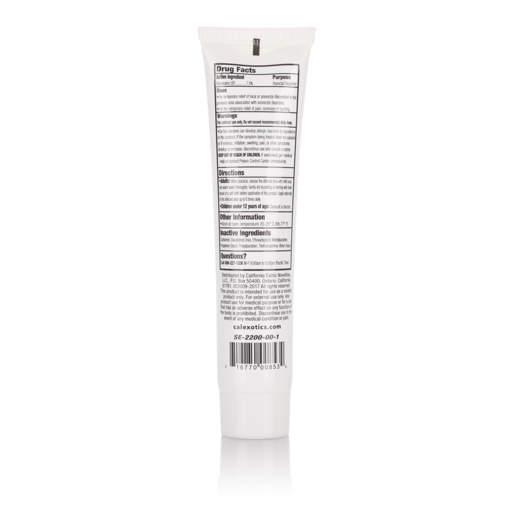 Anal-Eze Tube 1 1/2 Oz by CalExotics