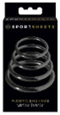 Sportsheets Rubber O-Ring 4-Pack for Flared-Base Dildos - SS694-01