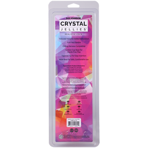 Doc Johnson Crystal Jellies Realistic Dildo — 9 in, Pink - DJ0288-47-CD