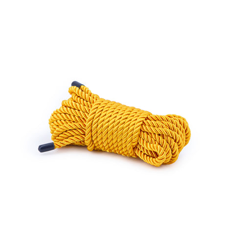nsnovelties Bondage Couture Rope — Gold, PU Synthetic with Nickel‑Free Hardware - NSN-1307-39
