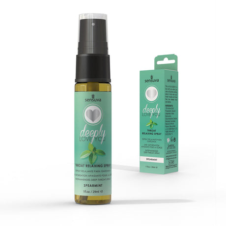 Sensuva Deeply Love You Throat Relaxing Spray — Spearmint, 1 fl oz - SEN-VL500
