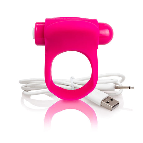 Screaming O Charged You-Turn Plus Rechargeable Ring & Finger Vibe, Strawberry - AYTP-ST-101E