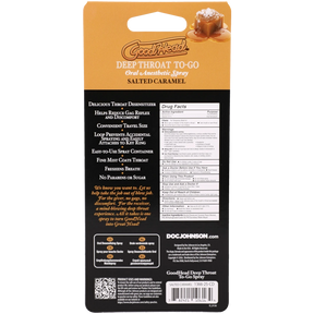 Doc Johnson Goodhead Deep Throat Spray To-Go — Salted Caramel (0.30 fl oz) - DJ1366-25-CD
